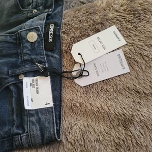 Express Vintage High Rise Skinny Jeans